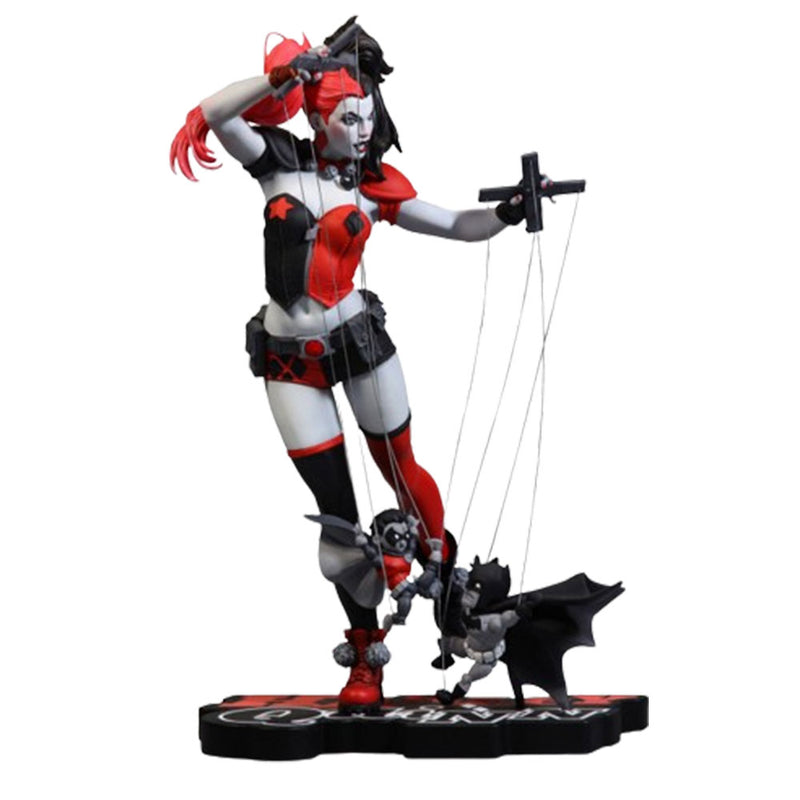 MacFarlane DC Harley Quinn Red White & Black Figure