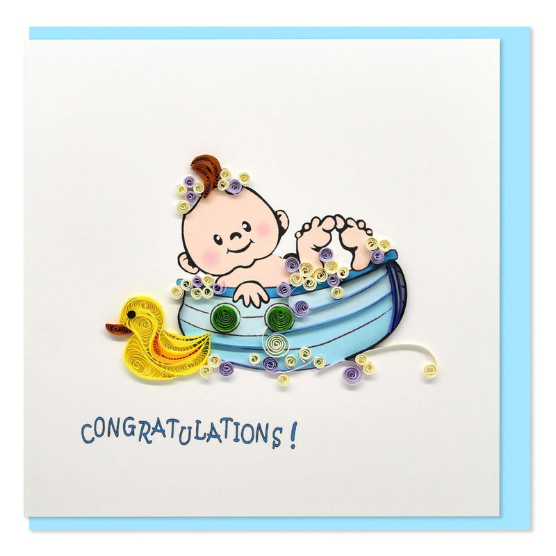 Congratulations Quilled Greeting Card