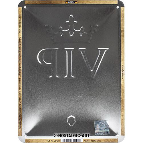 Nostalgic-Art Small VIP Lounge Sign (15x20cm)