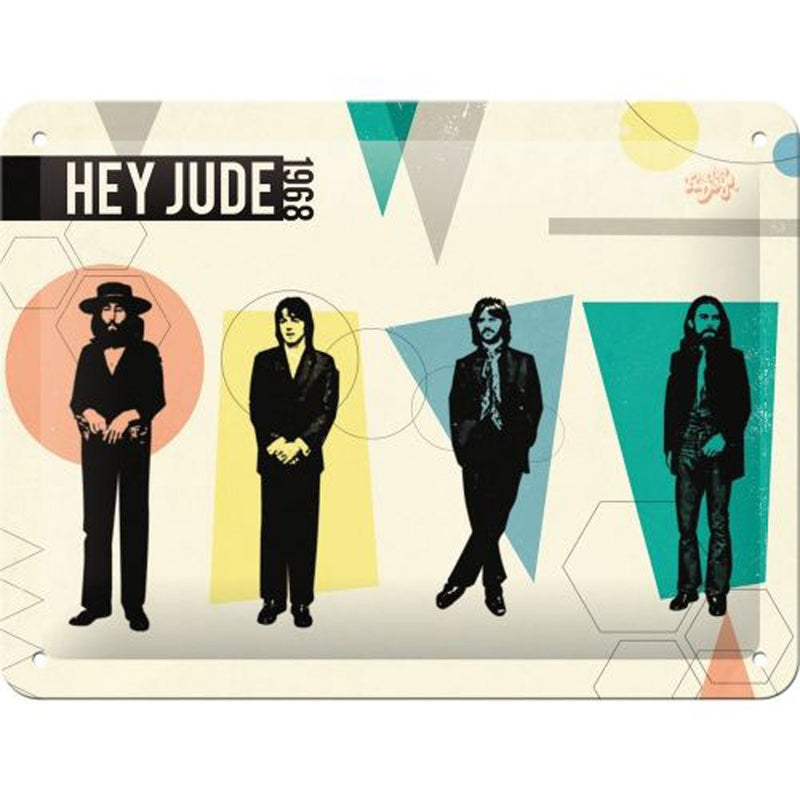 Nostalgic-Art Small The Beatles Hey Jude Sign (15x20cm)