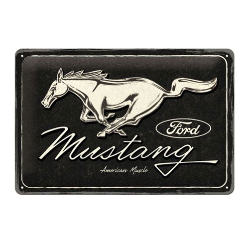 Nostalgic-Art Ford Mustang Sign (Medium)