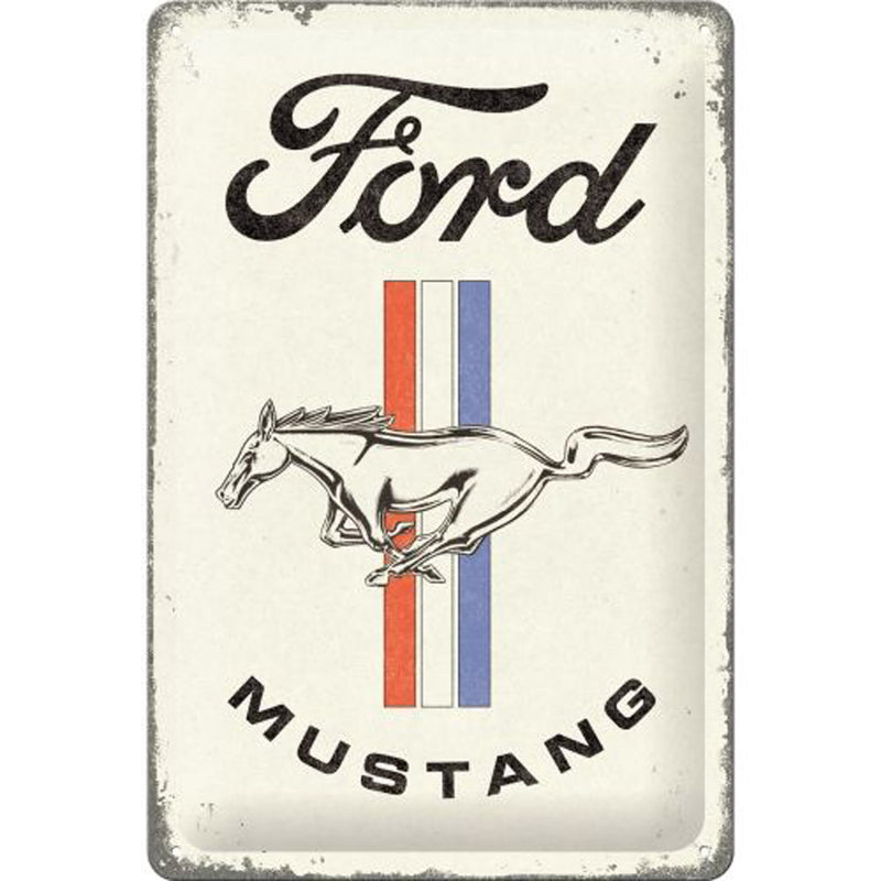 Nostalgic-Art Ford Mustang Sign (Medium)