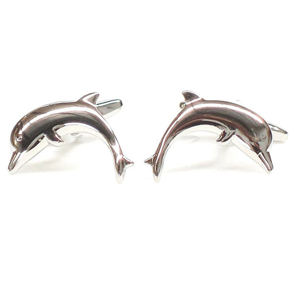 Dolphin Button Cufflinks