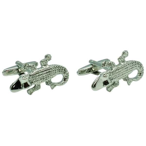 Crocodile Button Cufflinks