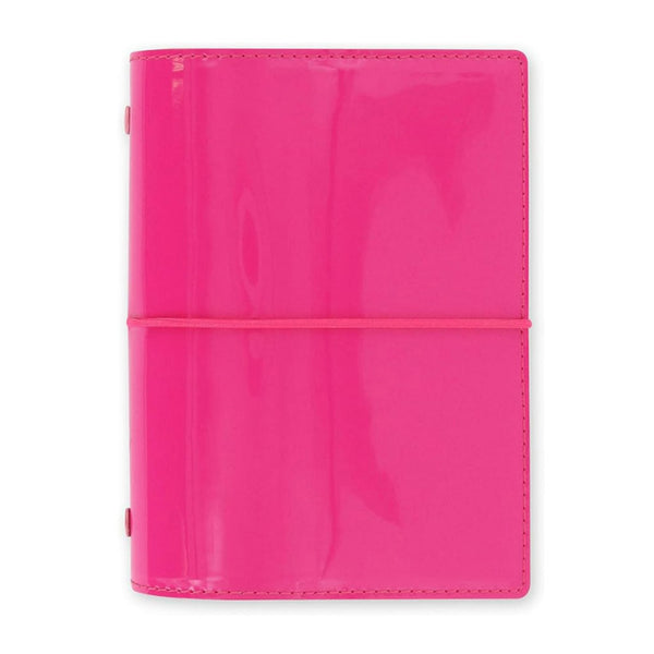 Filofax Domino Pocket Patent Organiser (Hot Pink)