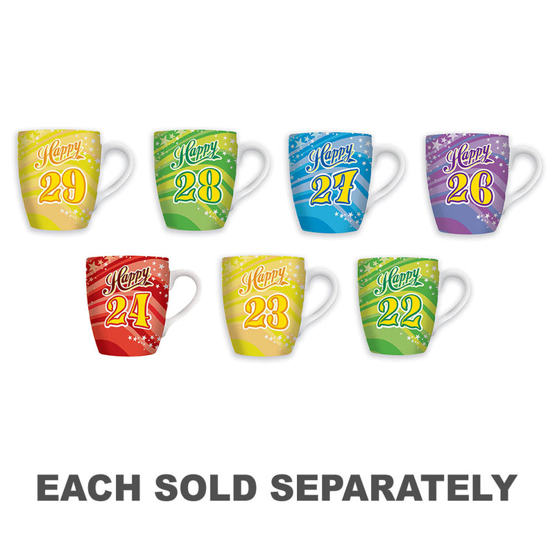 Birthday Happy 20s Celebration Mug