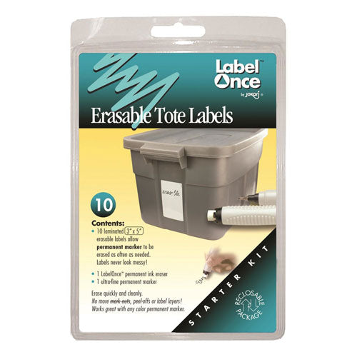 Erasable Tote Labels