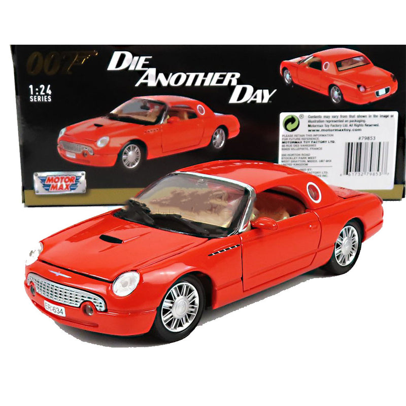 2002 James Bond Ford Thunderbird Hard Top 1:24 Model Car