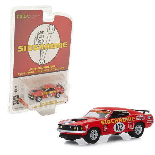 1969 Boss Richards Sidchrome Mustang 1:64 Model Car