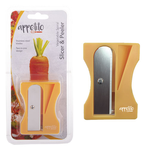 Appetito Vegetable Spiral Slicer & Peeler (Orange)