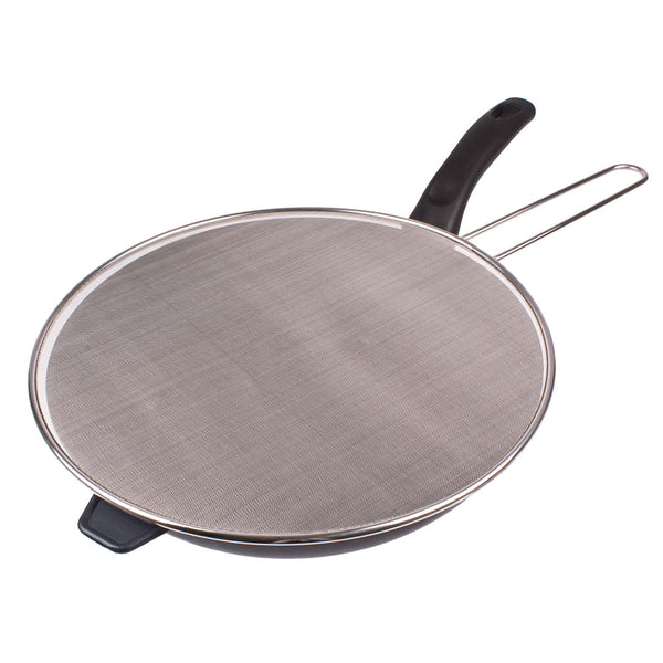 Appetito Stainless Steel Round Splatter Screen 33cm