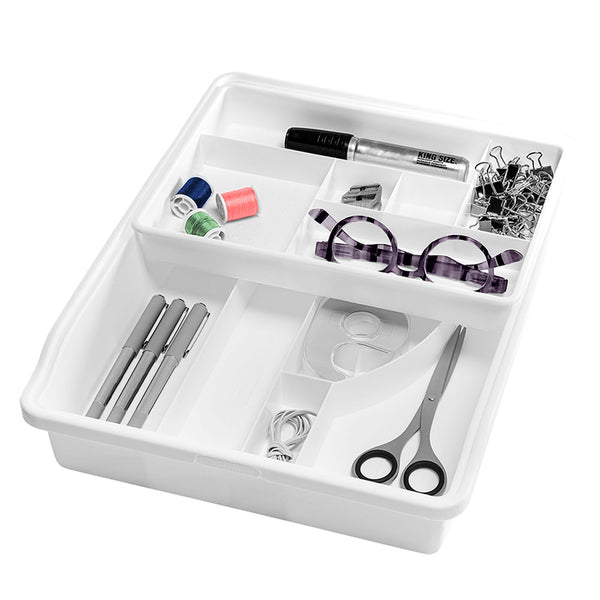 Madesmart Basic Junk Drawer Organiser (White)