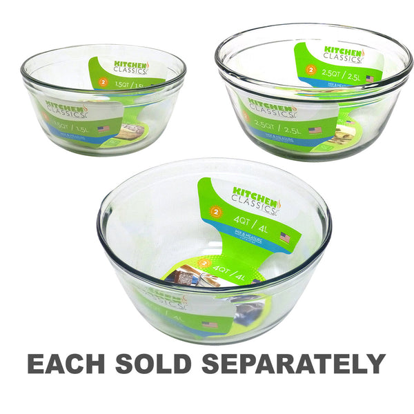 Kitchen Classics Glass Mixing Bowl