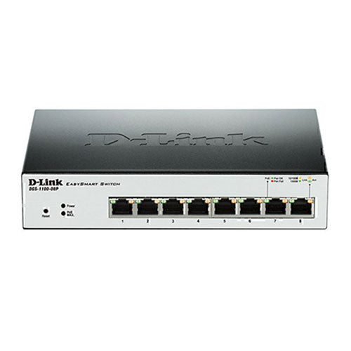 D-Link 8-Port Gigabit Smart Managed PoE Switch