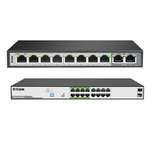 D-Link Gigabit PoE Switch with 2 Uplink Ports