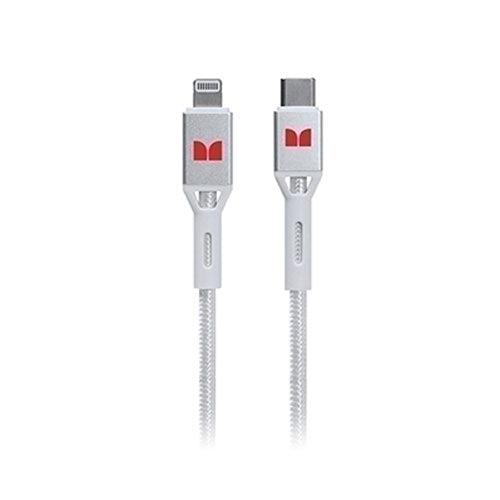 Monster Lightning to USB-C Cable 2m (White)