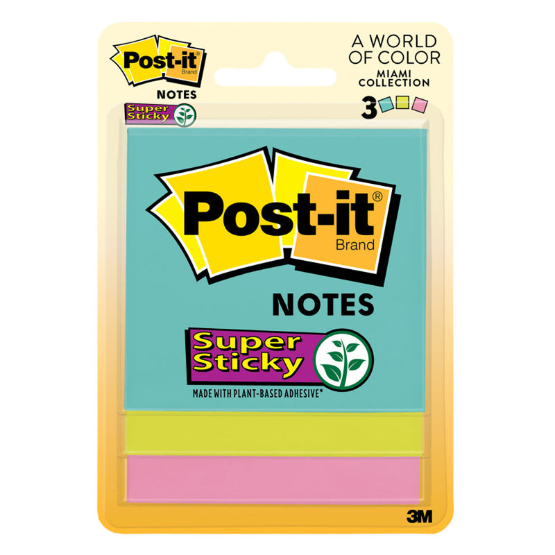 Post-it Súper Sticky Notes (3x3in)