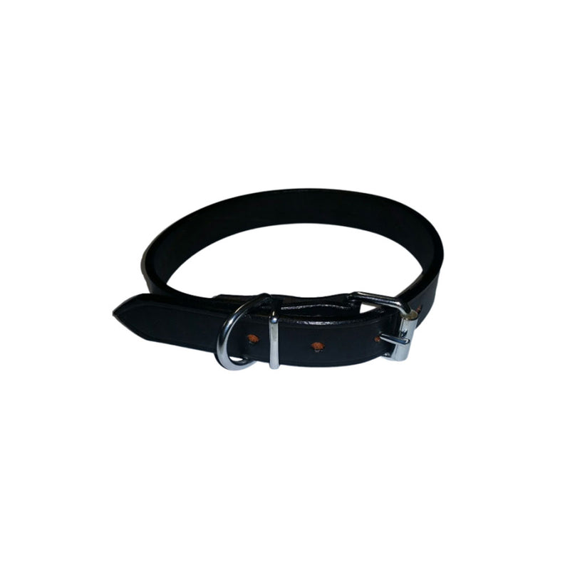 Collar de cuero (negro)