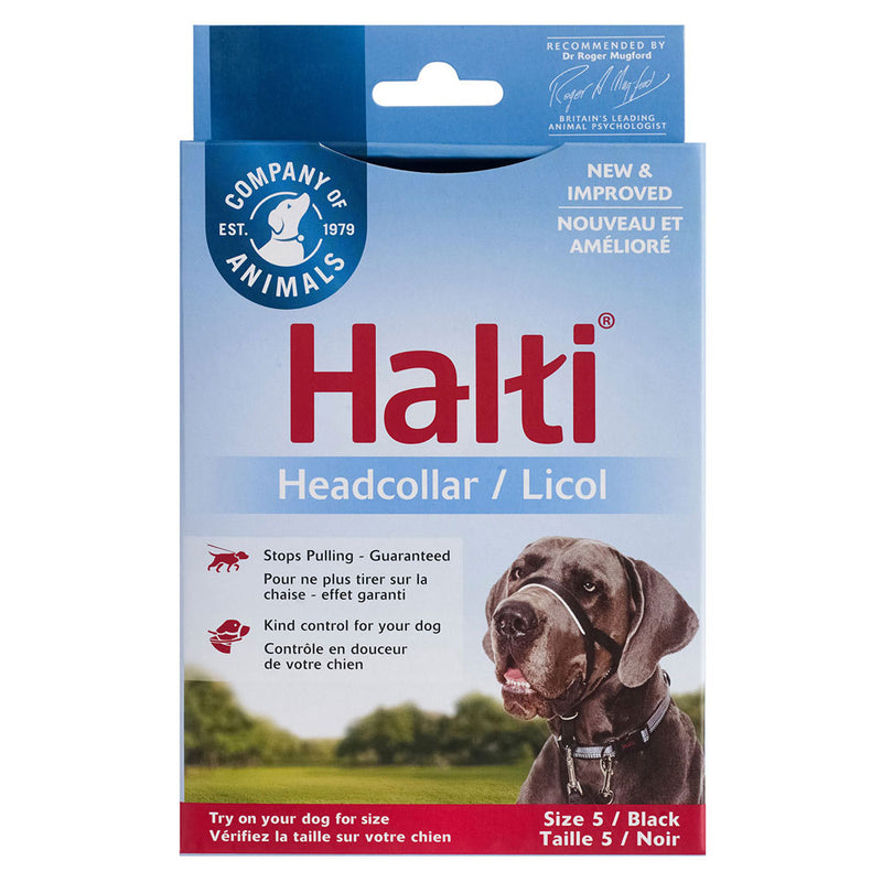 Collar Halti Dog Head (negro)