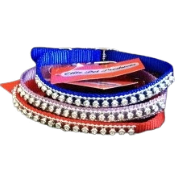 Jewelled Cat Collar (Assorted Color)