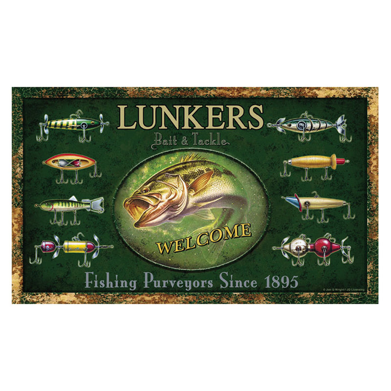 Rivers Edge Lunkers Fishing Door Mat