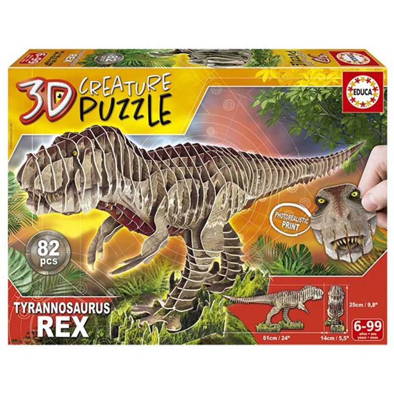  Educa Puzzle Dinosaurio Criatura 3D