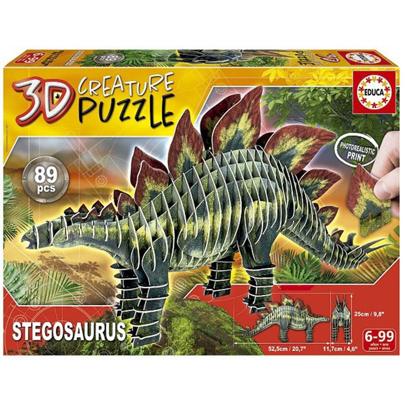  Educa Puzzle Dinosaurio Criatura 3D