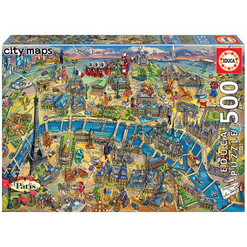  Educa Puzzle de Mapas 500pzs