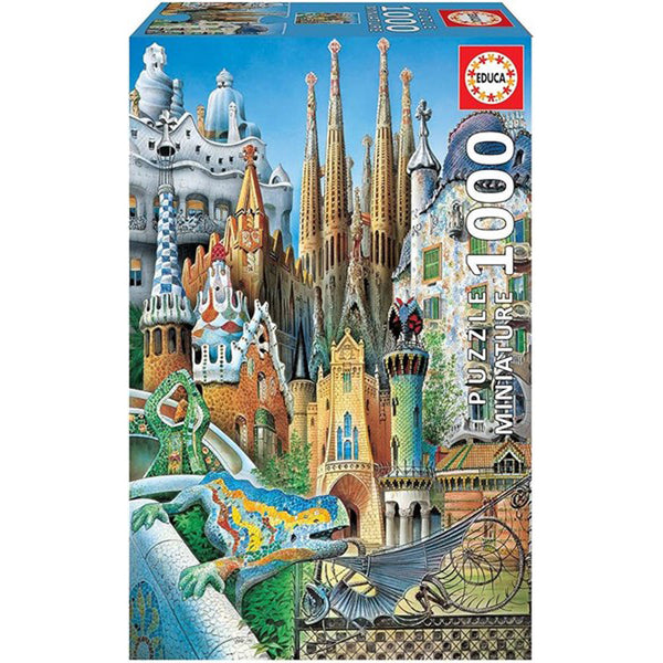 Educa Gaudi Collage Miniature Jigsaw Puzzle 1000pcs