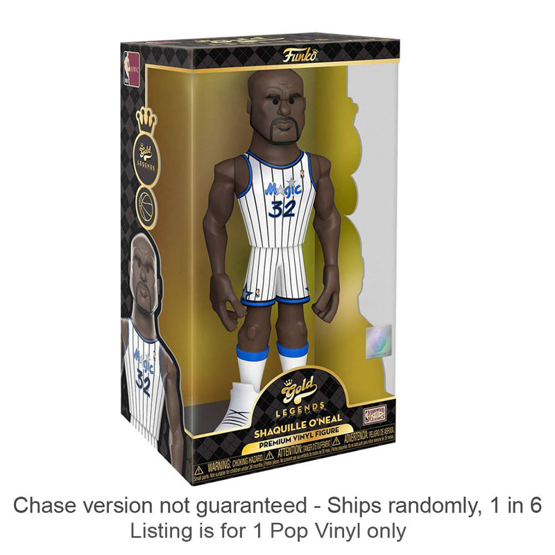  NBA: Shaquille O'Neal Vinyl Gold Chase se envía 1 de cada 6