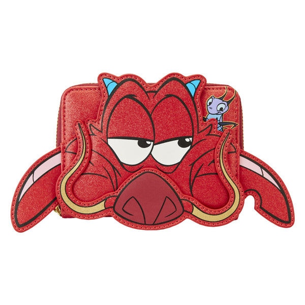 Mulan 25th Anniv Mushu Glitter Cosplay Cosplay Zip Wallet