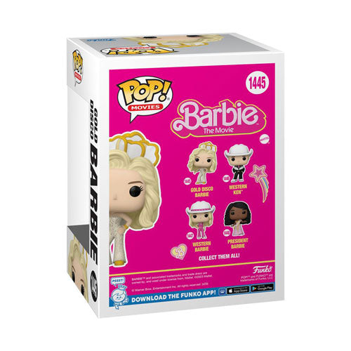 Barbie: The Movie (2023) Gold Disco Barbie Pop! Vinyl