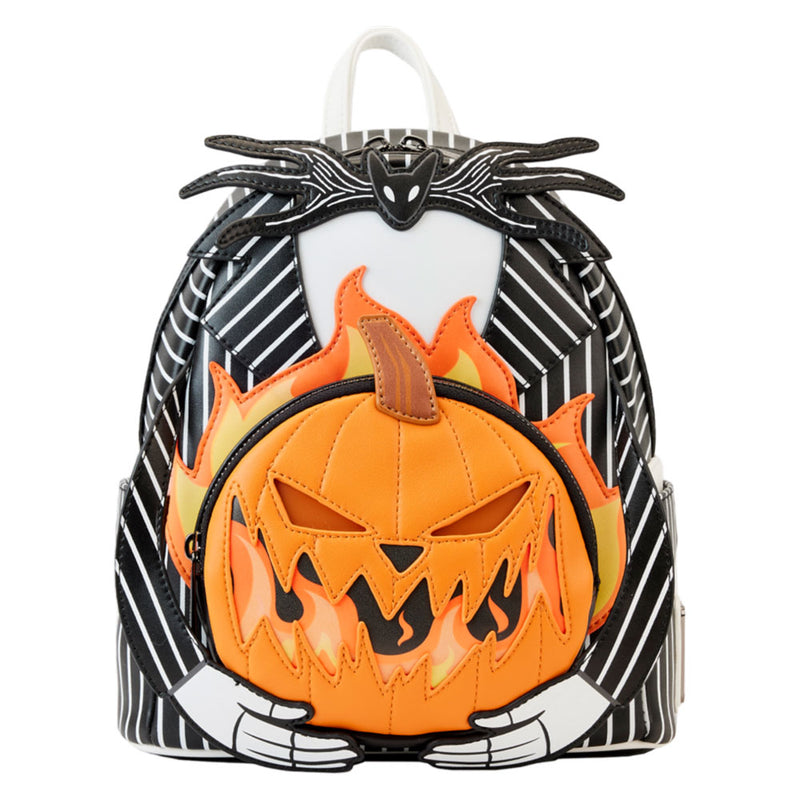 TNBC Jack Pumpkin Glow Head Mini Backpack