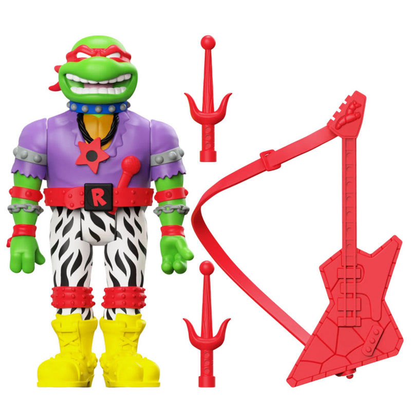 TMNT TV '87 Heavy Metal Raphael ReAction 3.75" Figure