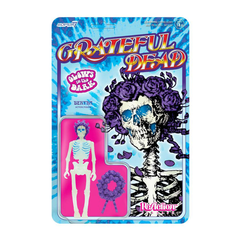 Grateful Dead Bertha Glow in the Dark ReAction 3.75" Figure