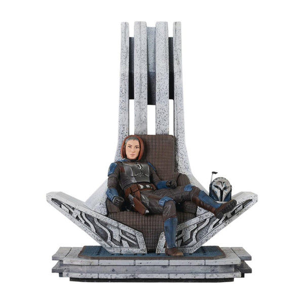 Star Wars: Mandalorian Bo-Katan on Throne Statue