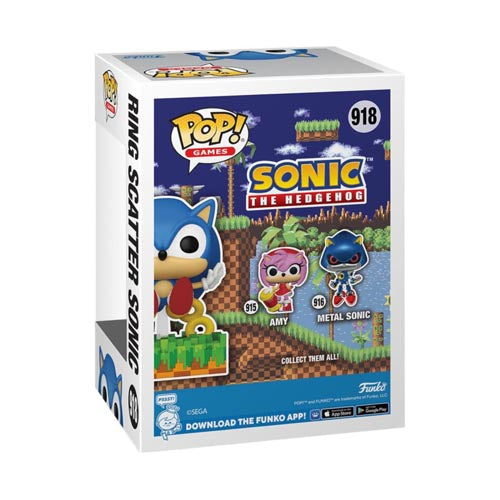 Sonic Ring Scatter Sonic US Exclusive Pop! Vinyl