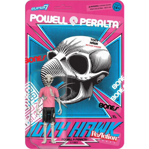 Powell Peralta Tony Hawk ReAction 3.75 Figure