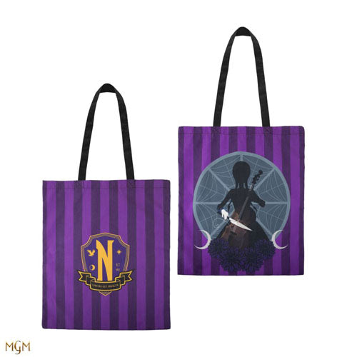 Wednesday with Cello Tote Bag