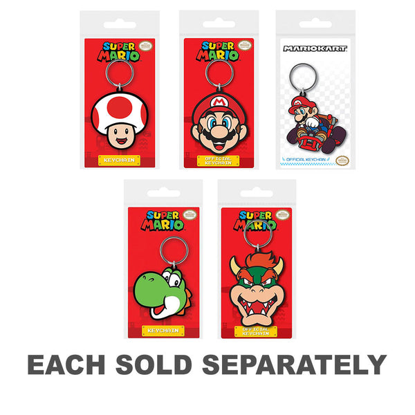 Super Mario Rubber Keyring