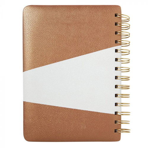 Midas Stitch Faux Leather Notebook