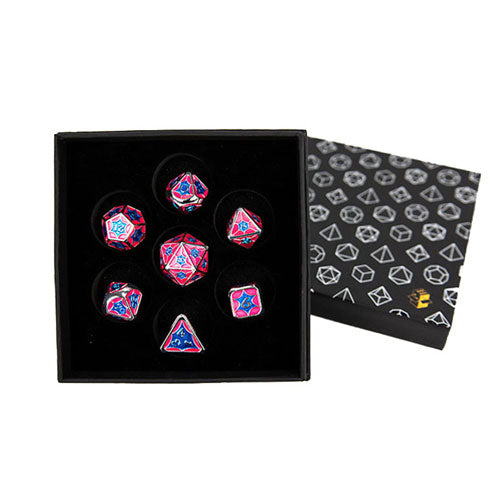 LPG Metal RPG Leadlight Dice Set