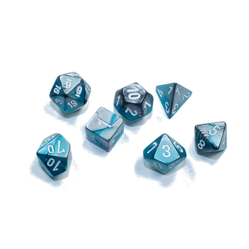 Chessex Gemini Steel Mini-Polyhedral 7-Die Set