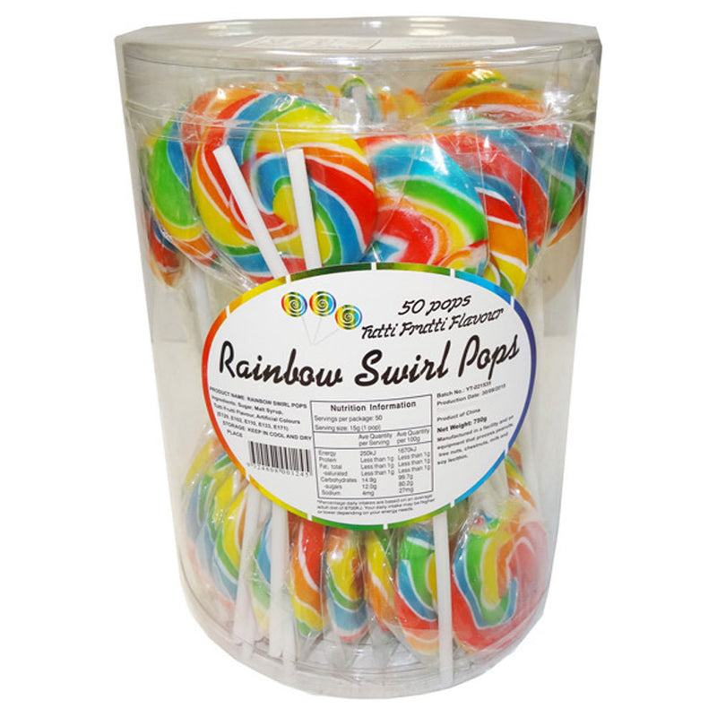  Piruletas Swirl Pops (50x15g)