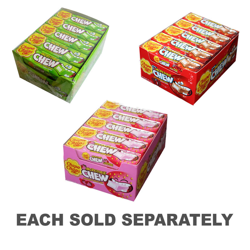 Chupa Chups Incredible Chew Lollies (20x45g)