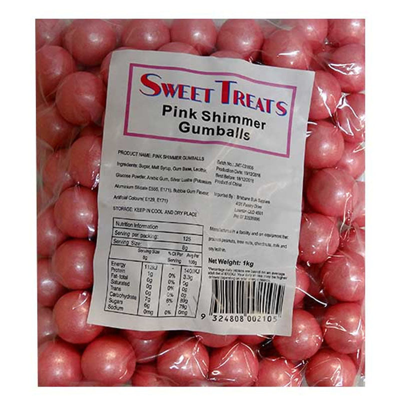 Sweet Treats Shimmer Gumballs a granel 1 kg