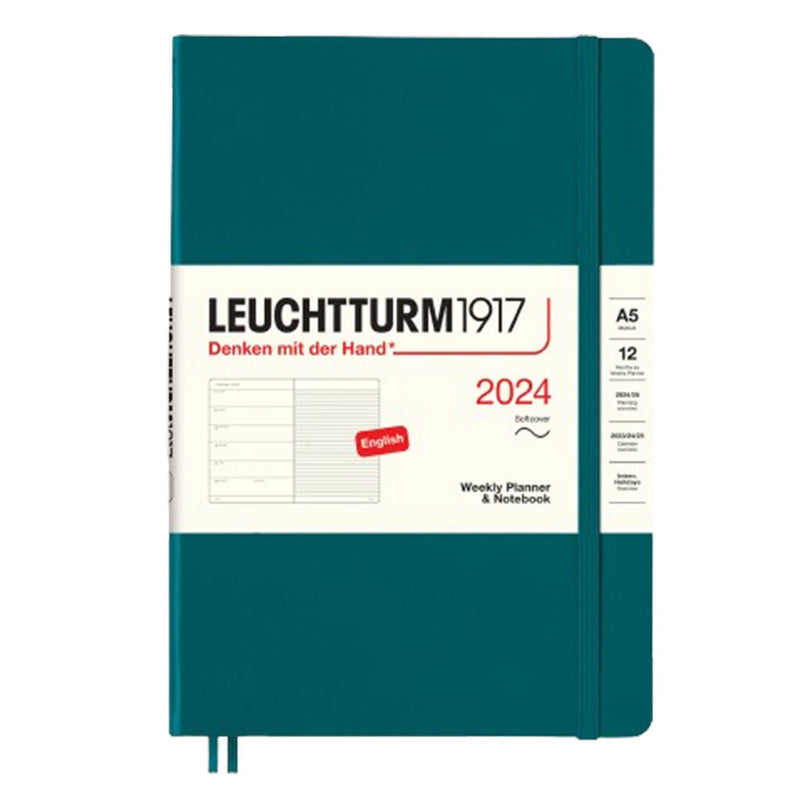 Planificador y cuaderno 2024 A5 Week (tapa blanda)