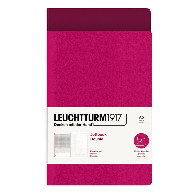 Leuchtturm Twin Pack Jottbook Dotted A5