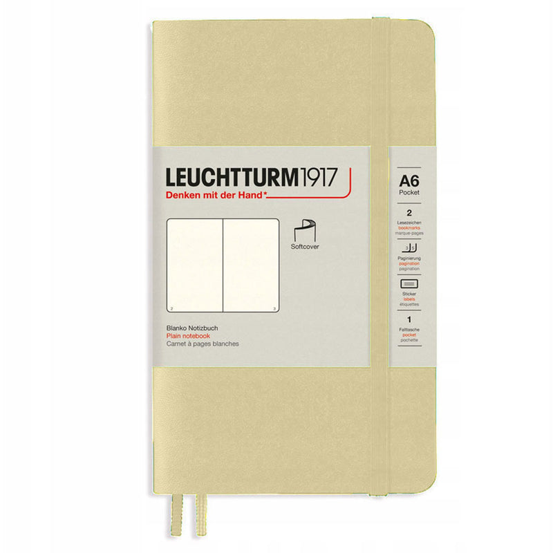 Leuchtturm Softcover Plain Notebook A6