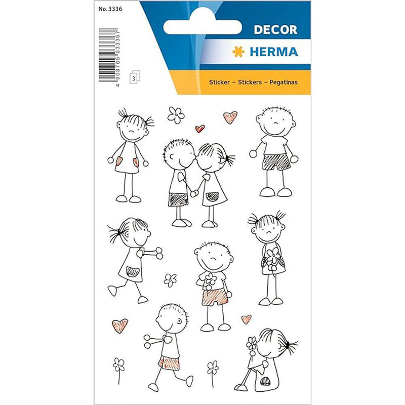 Herma Stick Figures Sticker Decor